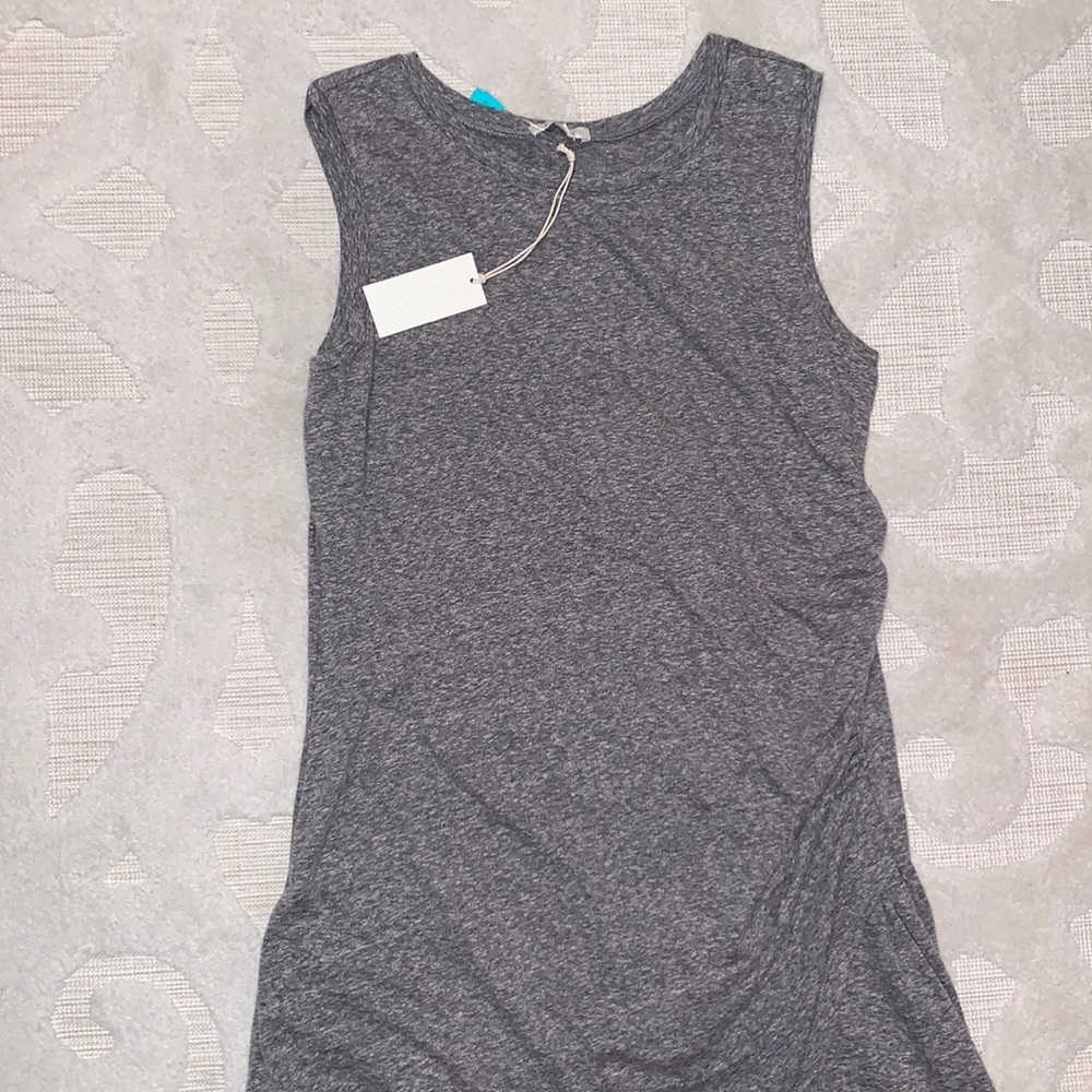 Grey knit dress